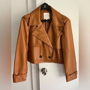 Avec Les Filles faux leather jacket